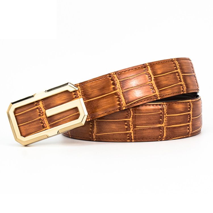 G Ceinture Pour Hommes En Cuir