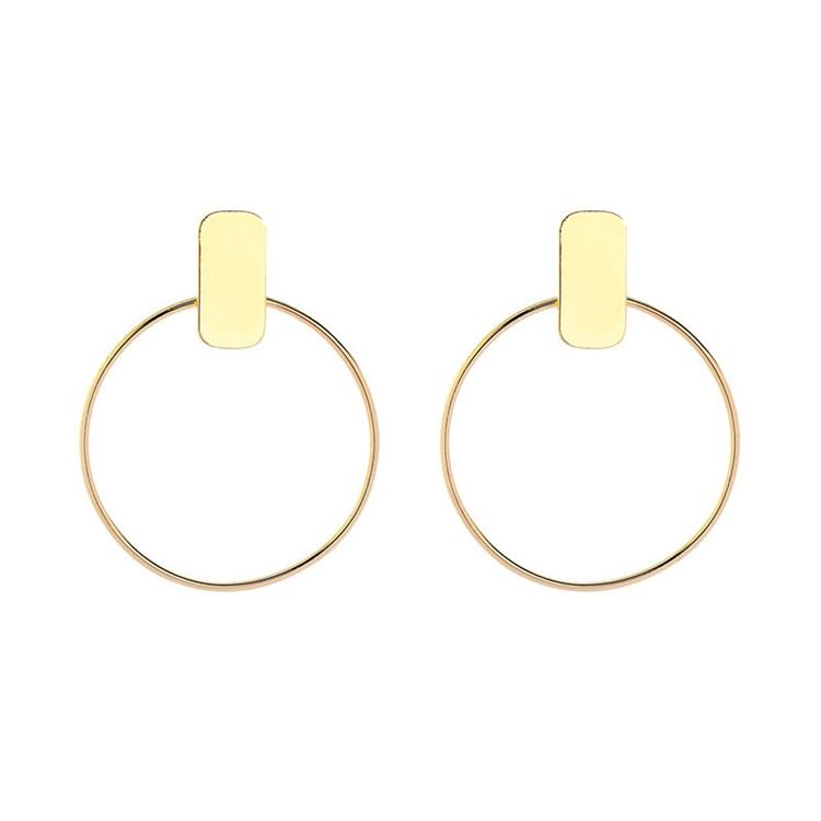 Boucles D'oreilles Tendance À Placage Électronique