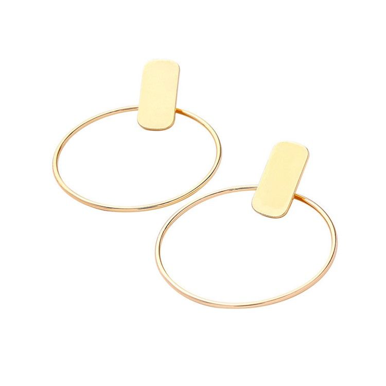 Boucles D'oreilles Tendance À Placage Électronique