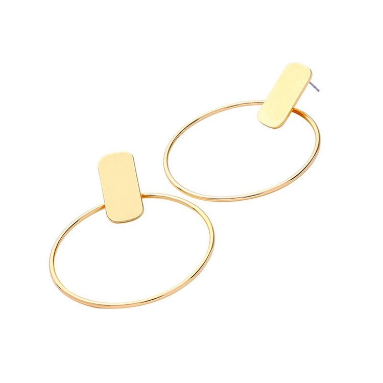 Boucles D'oreilles Tendance À Placage Électronique