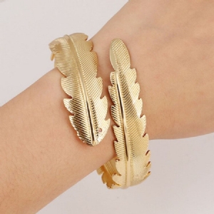 Bracelet Femme Feuille Unie