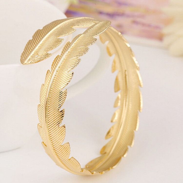 Bracelet Femme Feuille Unie