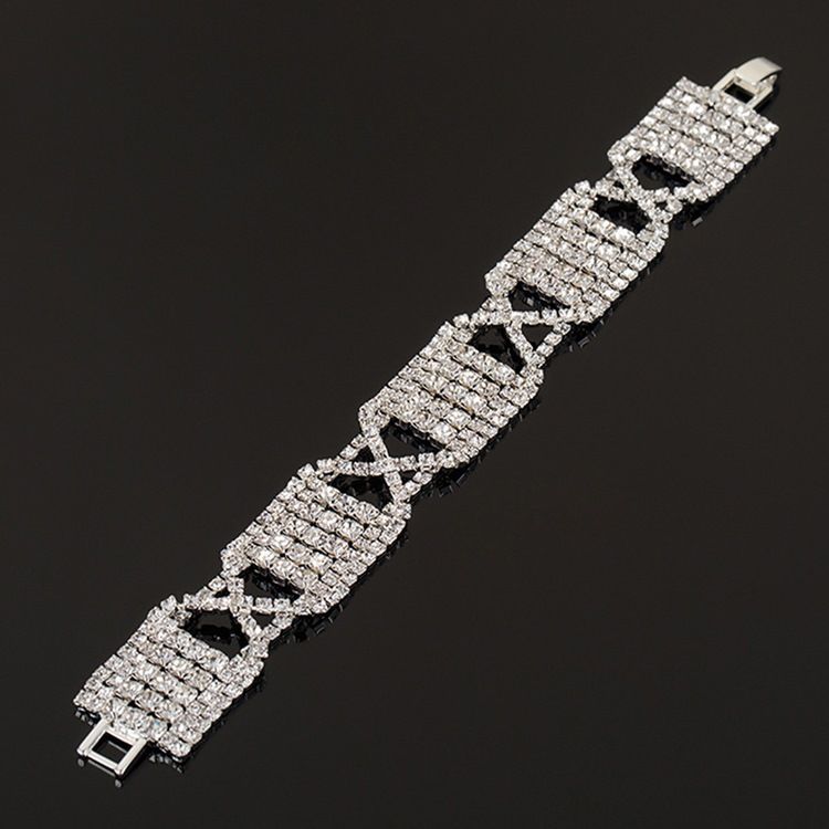 Bracelets À Breloques Pour Femme Anniversaire Strass Romantique