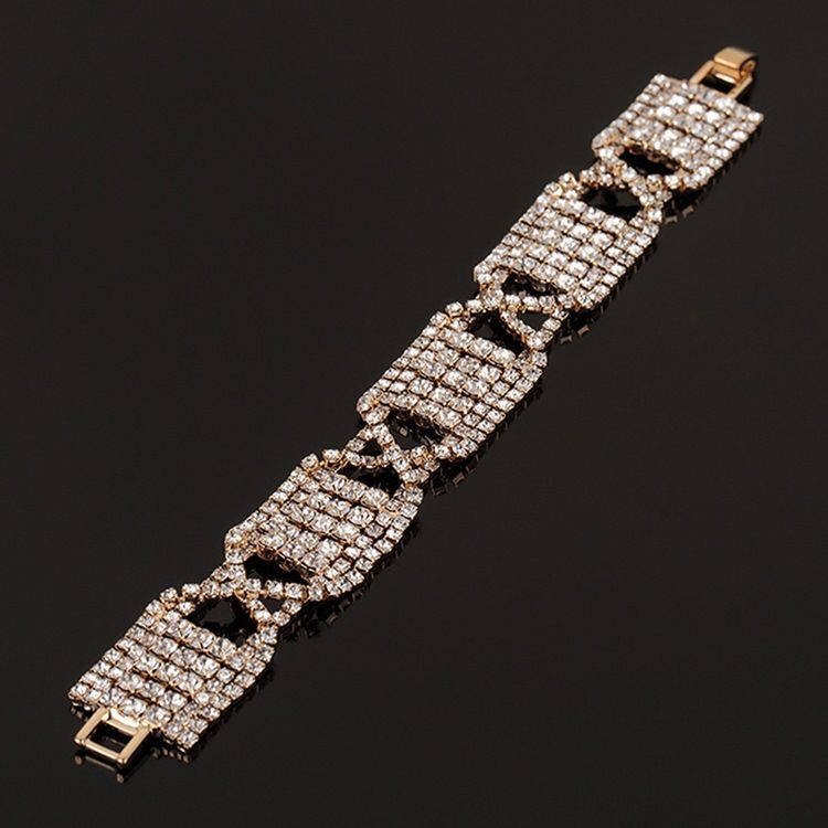 Bracelets À Breloques Pour Femme Anniversaire Strass Romantique