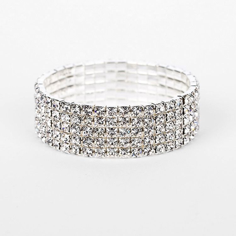 Bracelets Femme Mariage Romantique Plain Diamant