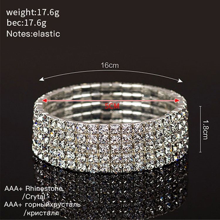 Bracelets Femme Mariage Romantique Plain Diamant