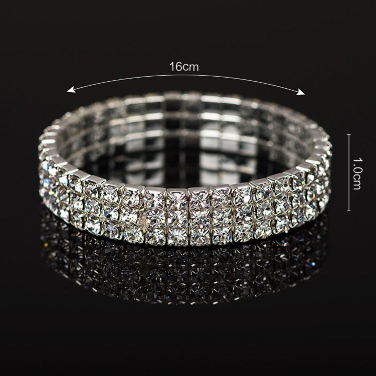 Bracelets Femme Mariage Romantique Plain Diamant