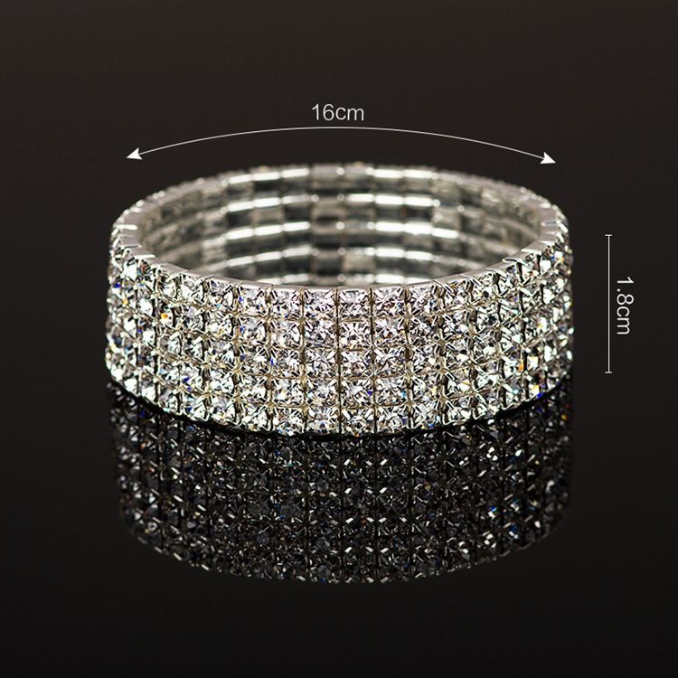 Bracelets Femme Mariage Romantique Plain Diamant