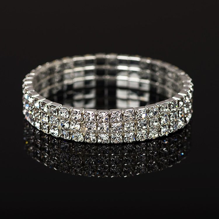 Bracelets Femme Mariage Romantique Plain Diamant