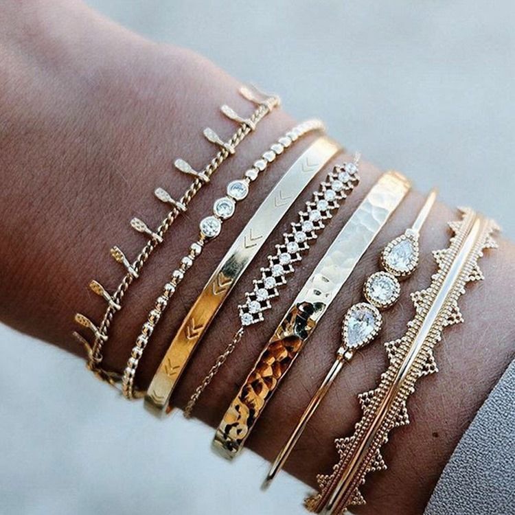 Bracelets Géométriques Féminins Coréens Géométriques