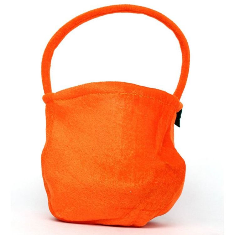 Sac À Main En Flanelle De Citrouille De Costume D'halloween