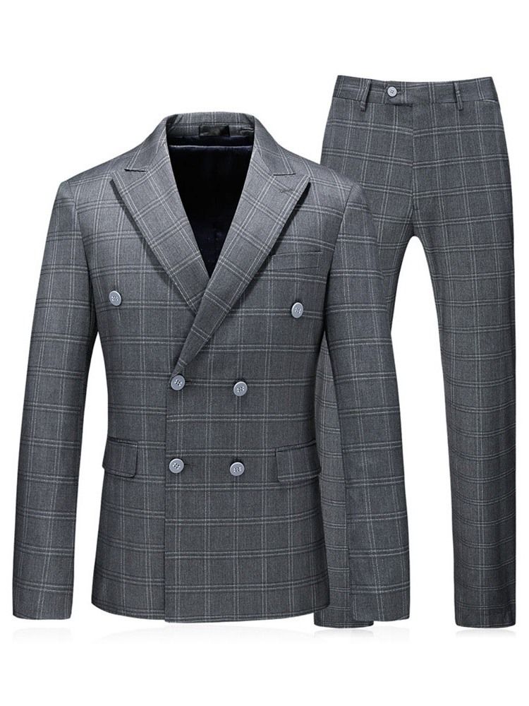 Blazer À La Mode À Double Boutonnage Pour Homme