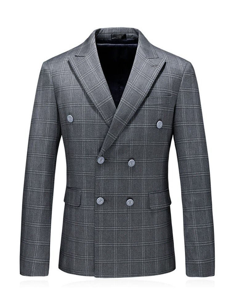 Blazer À La Mode À Double Boutonnage Pour Homme