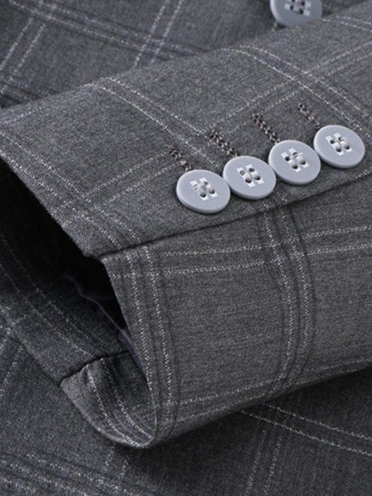 Blazer À La Mode À Double Boutonnage Pour Homme