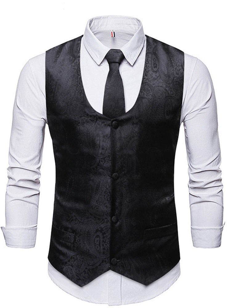 Costume Habillé Décontracté Simple Boutonnage Pour Hommes