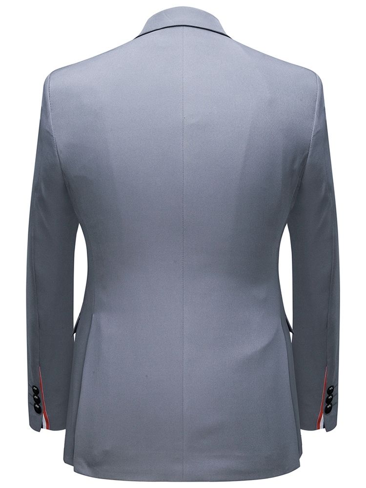 Costume Habillé Pour Homme Avec Poche À Boutonnage Simple Blazer