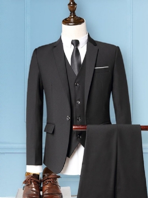 Costume Habillé Pour Homme À Un Bouton Avec Poche Blazer