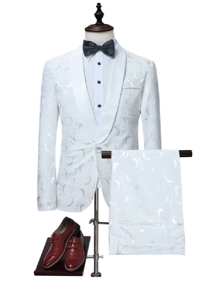 Costume Homme Blanc Imprimé