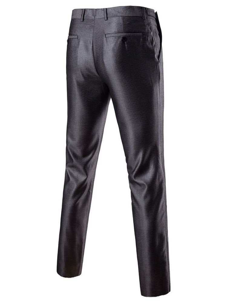 Pantalon De Blazer Uni Costume De Tenue Décontractée Pour Hommes