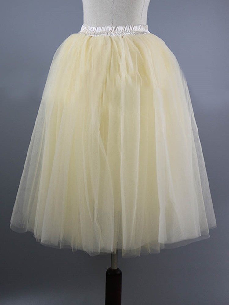 Jupe De Mariage Pour Femme Taille Haute En Tulle