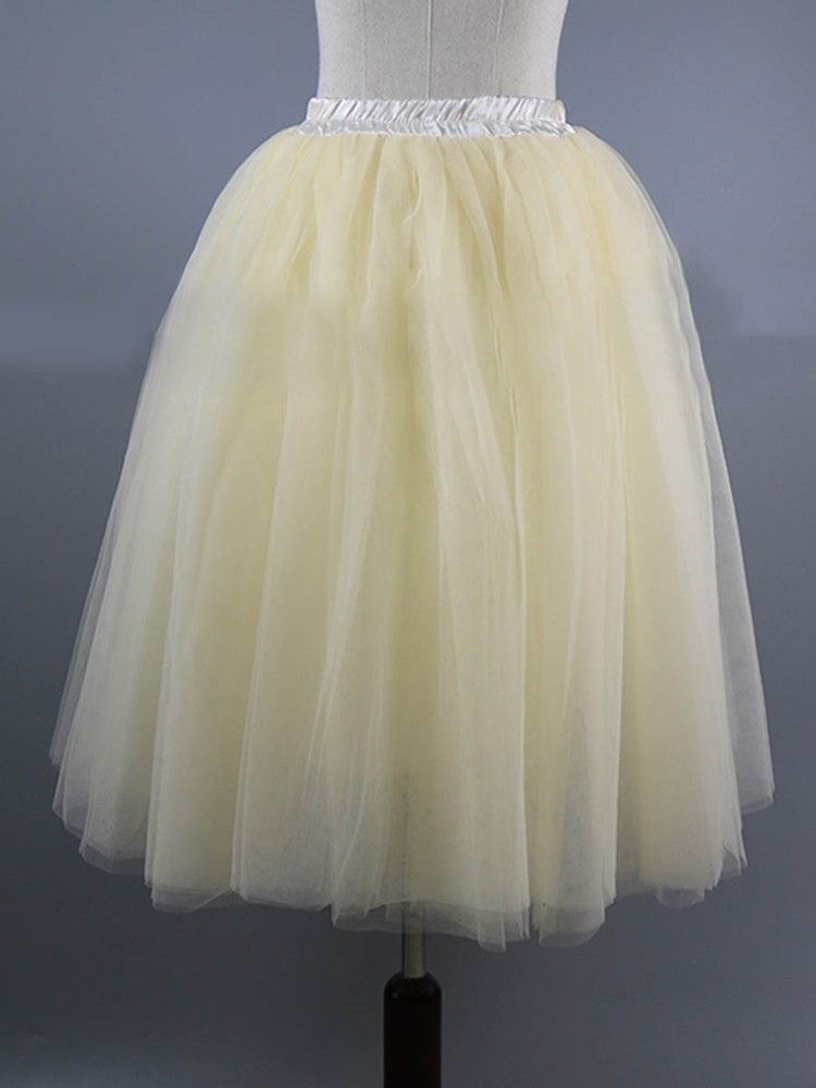 Jupe De Mariage Pour Femme Taille Haute En Tulle