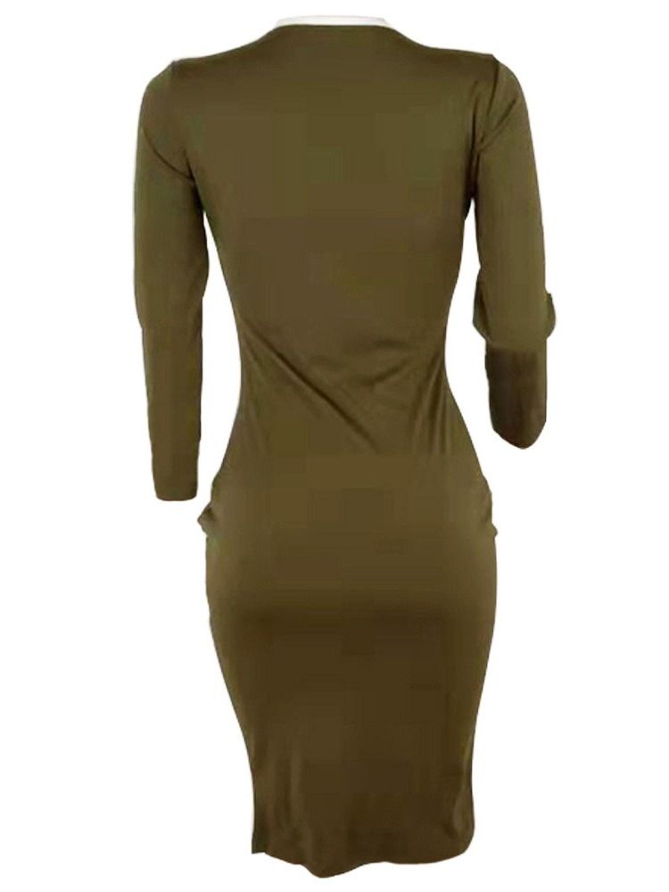 Robe À Enfiler À Manches Longues Et Manches Longues Pour Femmes