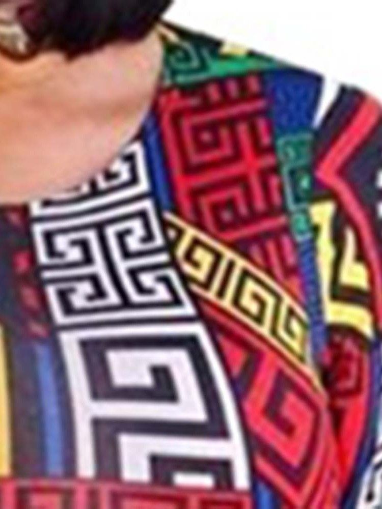 Robe Fourreau À La Taille Moyenne Et À La Mode Africaine Pour Femmes