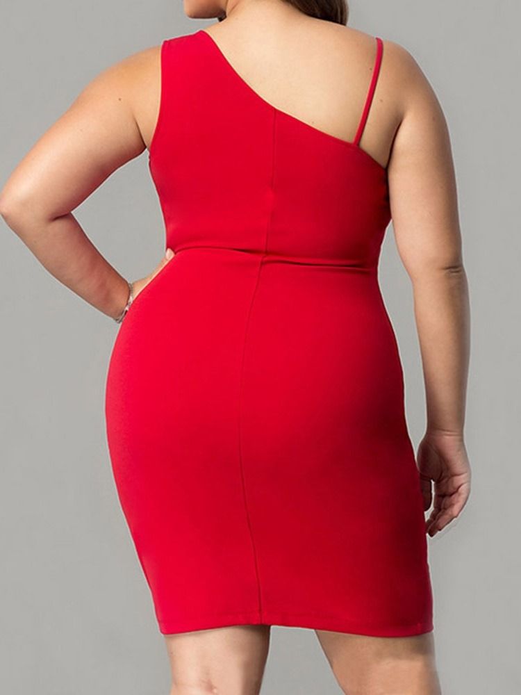 Robe Moulante À Taille Haute Sans Manches Pour Femmes