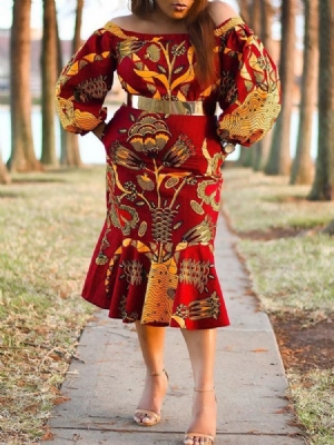 Robe De Poche Sirène À La Mode Africaine Pour Femmes