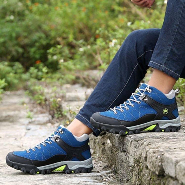 Baskets D'extérieur À Lacets Pour Hommes À Bout Rond