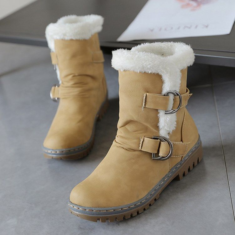 Bottes De Neige À Bout Rond Pour Femmes