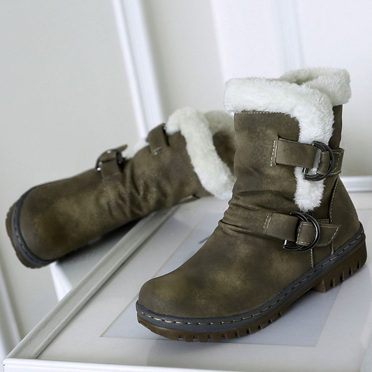 Bottes De Neige À Bout Rond Pour Femmes