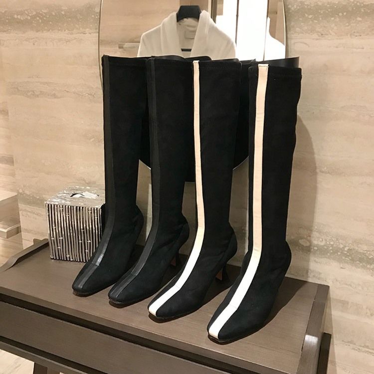 Bottes À Talons Hauts Et À Bout Carré Pour Femmes