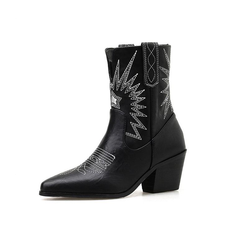 Bottines À Bout Pointu Et À Enfiler Pour Femmes