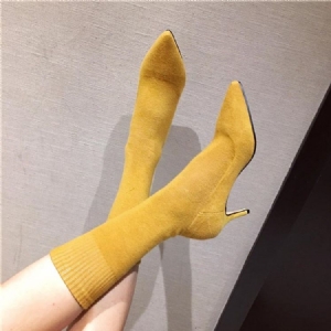 Bottines Pour Femmes À Bout Pointu Et À Talons Plats