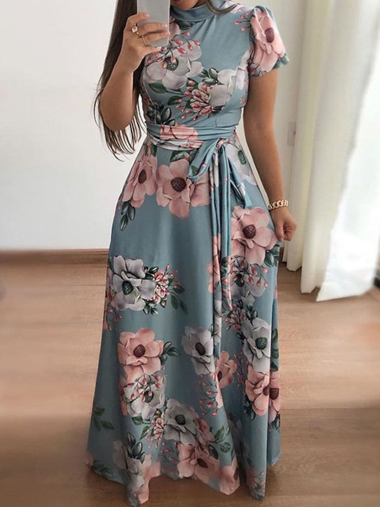 Robe À Enfiler À Manches Courtes Et À Manches Courtes Pour Femmes