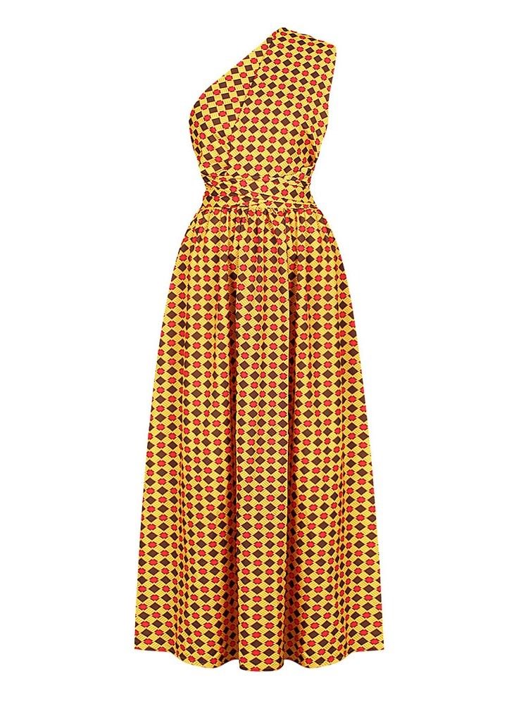 Robe À Enfiler Sans Manches Pour Femmes Longueur Au Sol