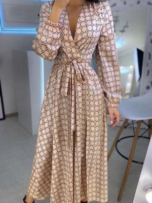 Robe Pour Femmes À La Mode D'automne À Manches Longues Et À Manches Longues