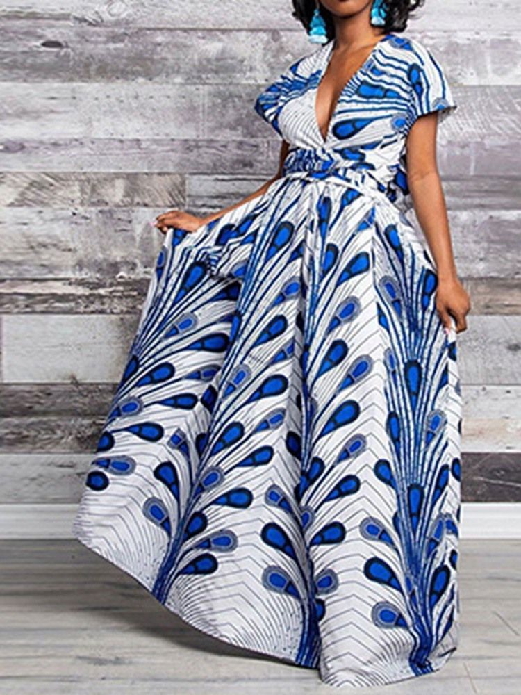 Robe Trapèze À La Mode Africaine Pour Femmes