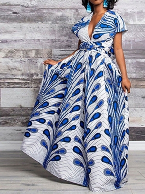 Robe Trapèze À La Mode Africaine Pour Femmes