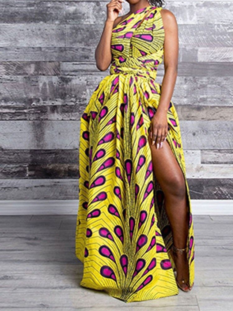 Robe Trapèze À La Mode Africaine Pour Femmes