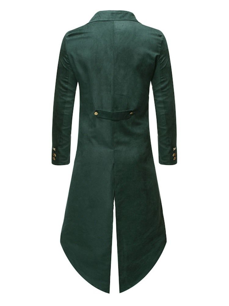 Trench-coat Long Uni Pour Hommes