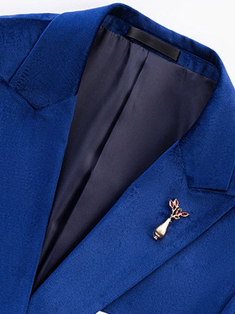 Blazer Pour Homme À Boutons Droits En Angleterre