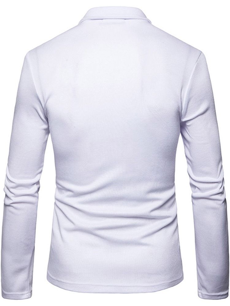 Blazer De Loisirs Slim Uni À Boutonnage Simple Pour Hommes