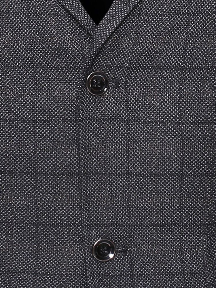 Blazer À Revers Pour Hommes À Boutonnage Simple Et Cranté