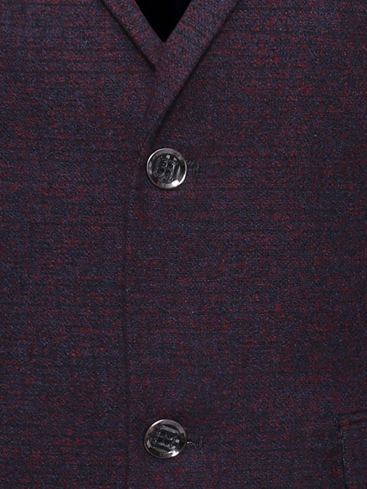 Blazer À Revers Pour Hommes À Boutonnage Simple Et À La Mode