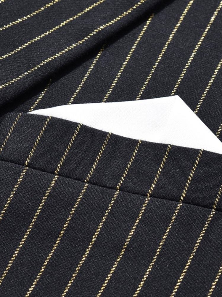 Blazers De Loisirs Pour Hommes Décontractés À Revers Crantés