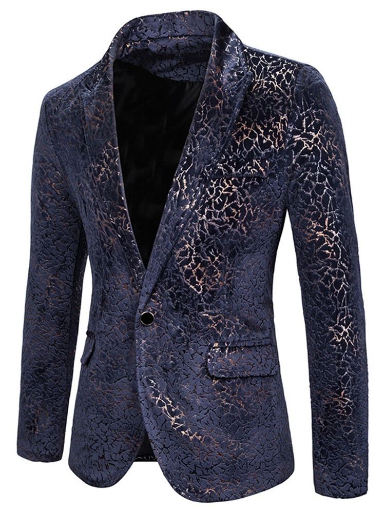 Blazers De Loisirs Pour Hommes À Un Bouton Et À Un Bouton