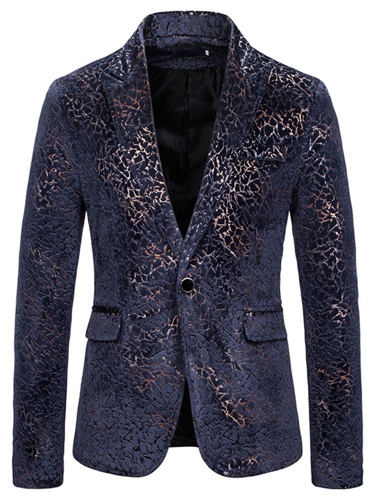 Blazers De Loisirs Pour Hommes À Un Bouton Et À Un Bouton