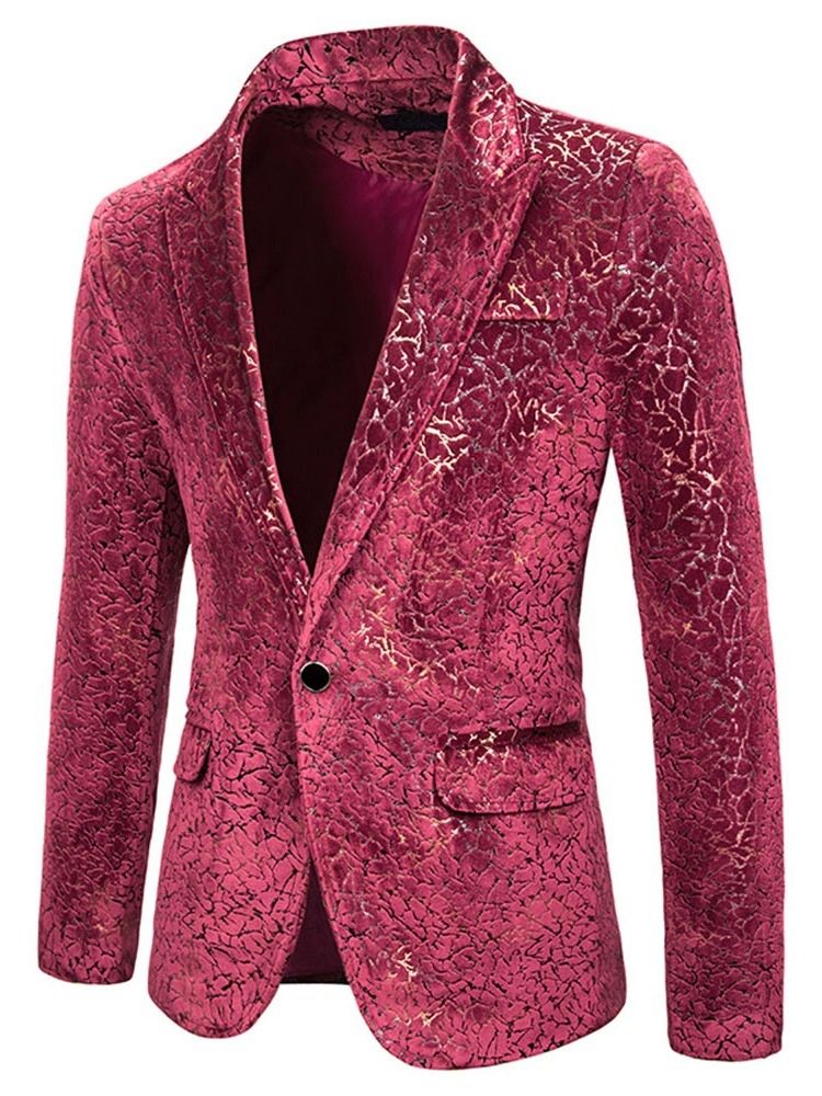 Blazers De Loisirs Pour Hommes À Un Bouton Et À Un Bouton